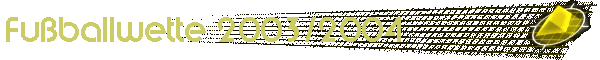 Fu�ballwette 2003/2004