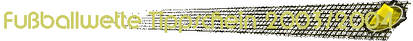 Fu�ballwette Tippschein 2003/2004