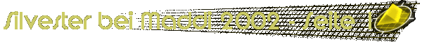 Silvester bei Maddi 2002 - Seite 1